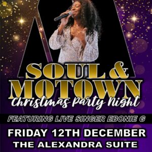 Soul & Motown Christmas Party Night Ft Live Singer Ebonie G - 12th December 2025